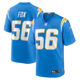 mens nike morgan fox powder blue los angeles chargers playe